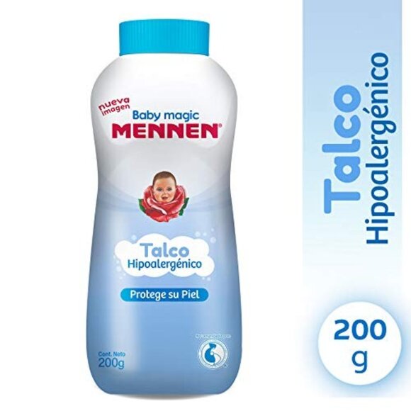 Mennen Baby Magic Powder Talco para Bebe Hypoallergenic 7.05oz Bottle - Picture 4 of 10